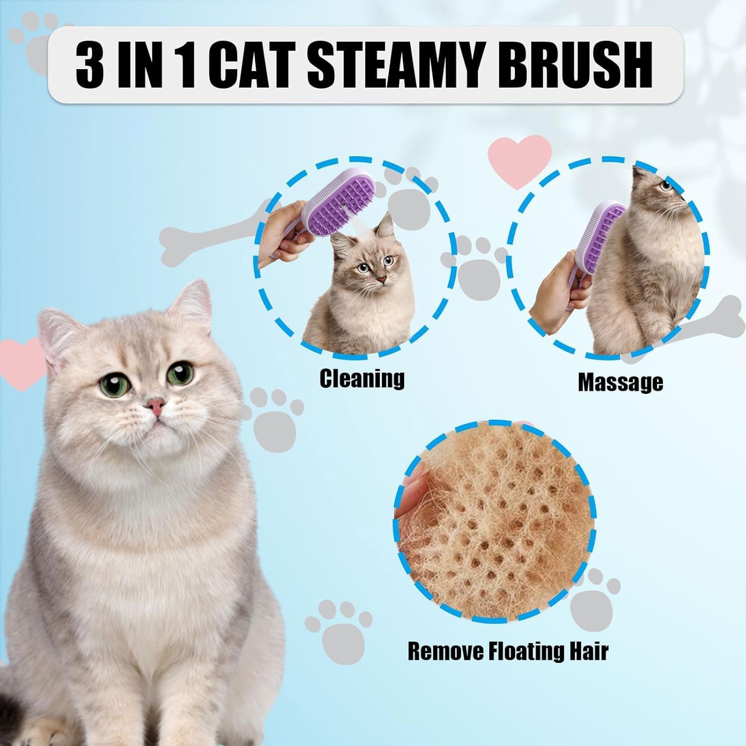 Promo Super Kit: Cepillo a Vapor 3 en 1 + AromaPet