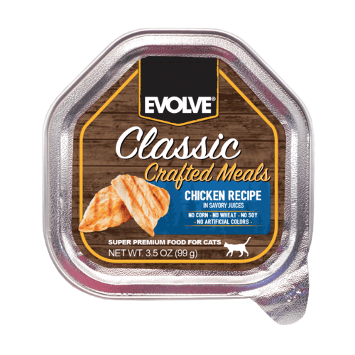 Alimento Para Gato - Evolve Classic Pollo 99 Gr