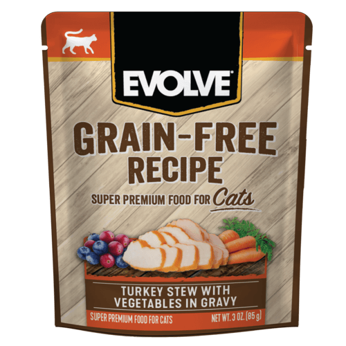 Alimento Para Gato - Evolve Libre de Granos Pavo 85 Gr
