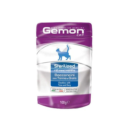 Alimento Para Gato - Gemon Pouche Cat Sterilized