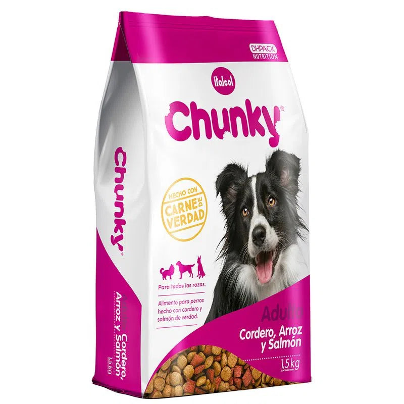 Alimento para perro -Chunky Cordero Arroz Y Salmon