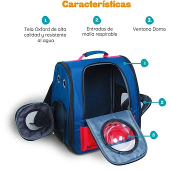 Bolso Transportador Gato3