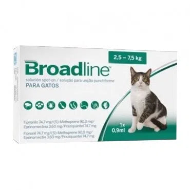 Broadline 2.5 a 7.5 KG Para Gato