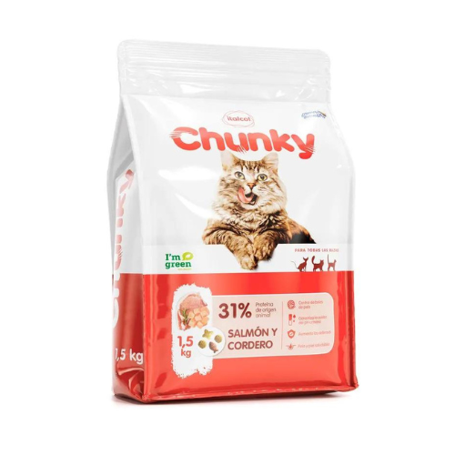 Chunky Gatos Salmón y Cordero 15