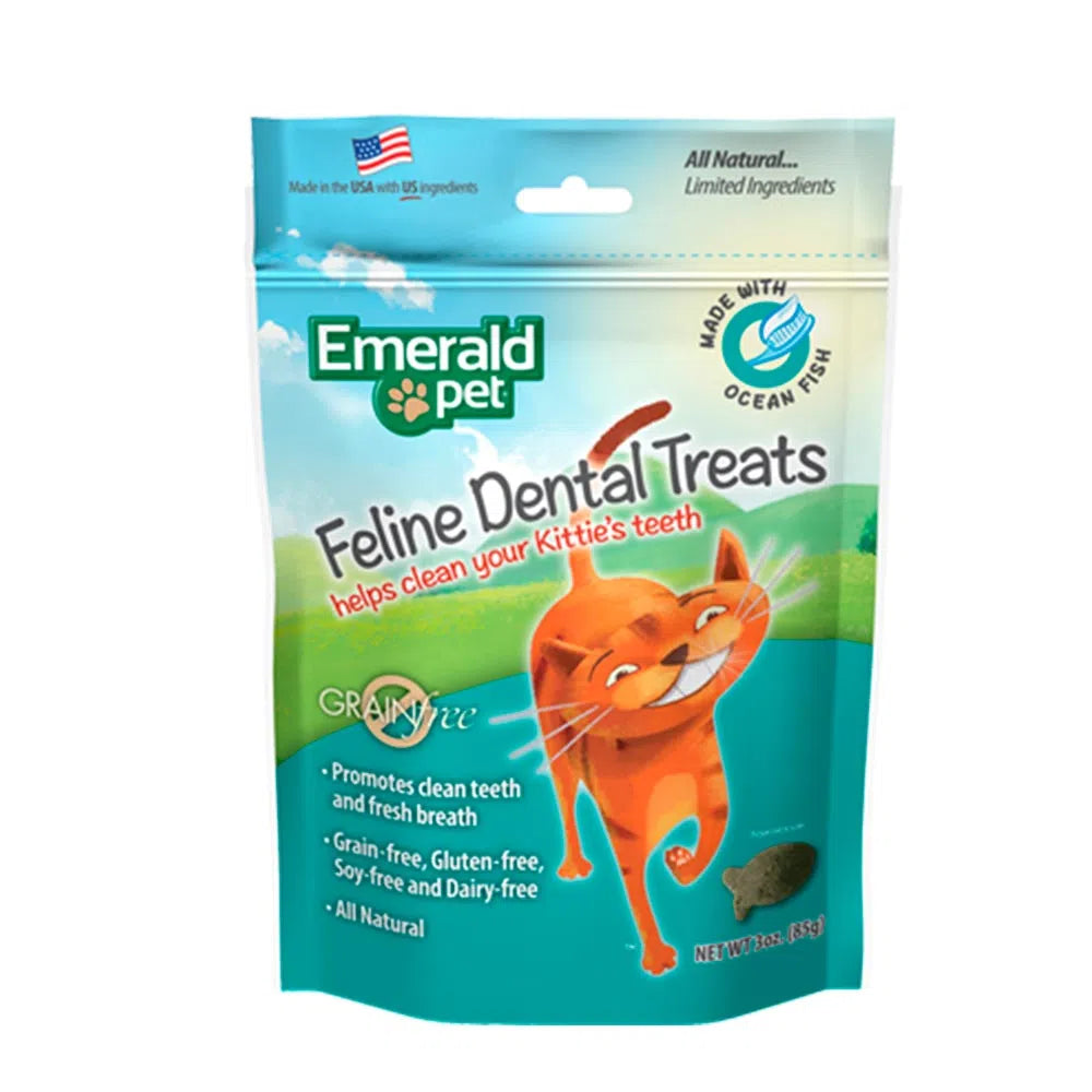 Emerald Pet Cat Snack Dental Pescado Oceanico 85 Gr Para Gato