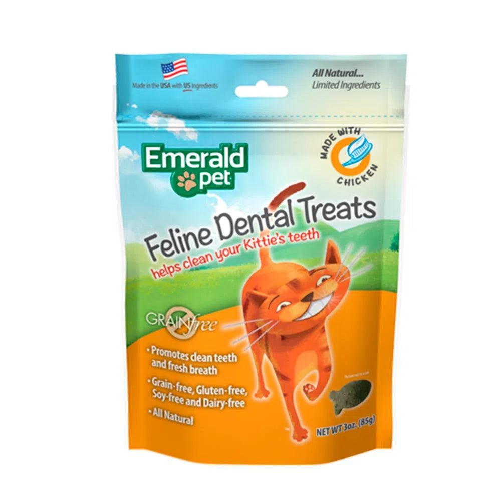 Emerald Pet Cat Snack Dental Pollo 85 Gr Para Gato