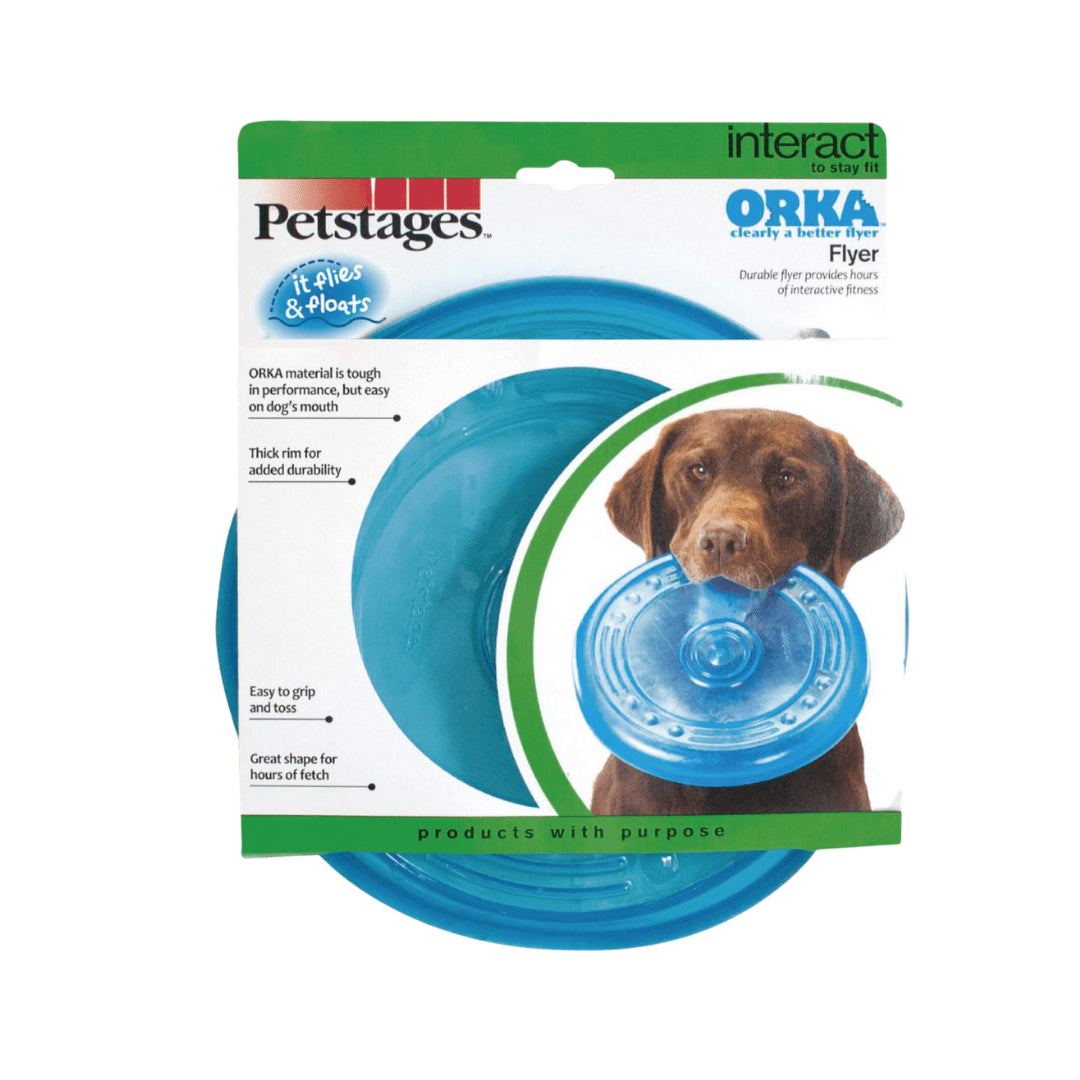 Frisbee caucho orka para perro