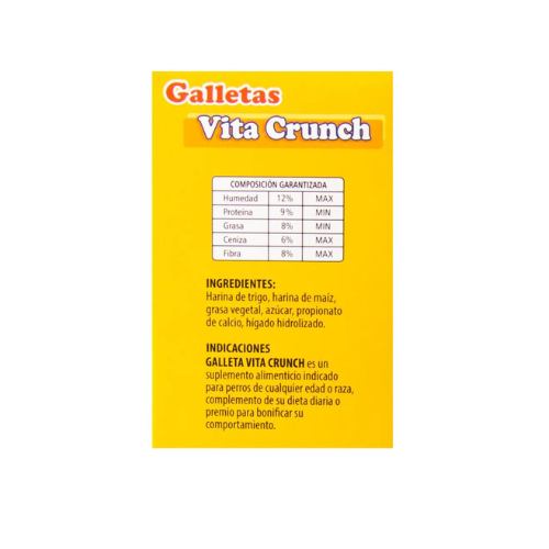 Galleta Vita Crunch De Avena Para Perro 500 GR 1