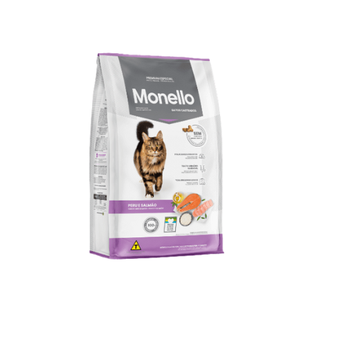 Monello Gat Castrados Pavo Y Salmón 1 KG