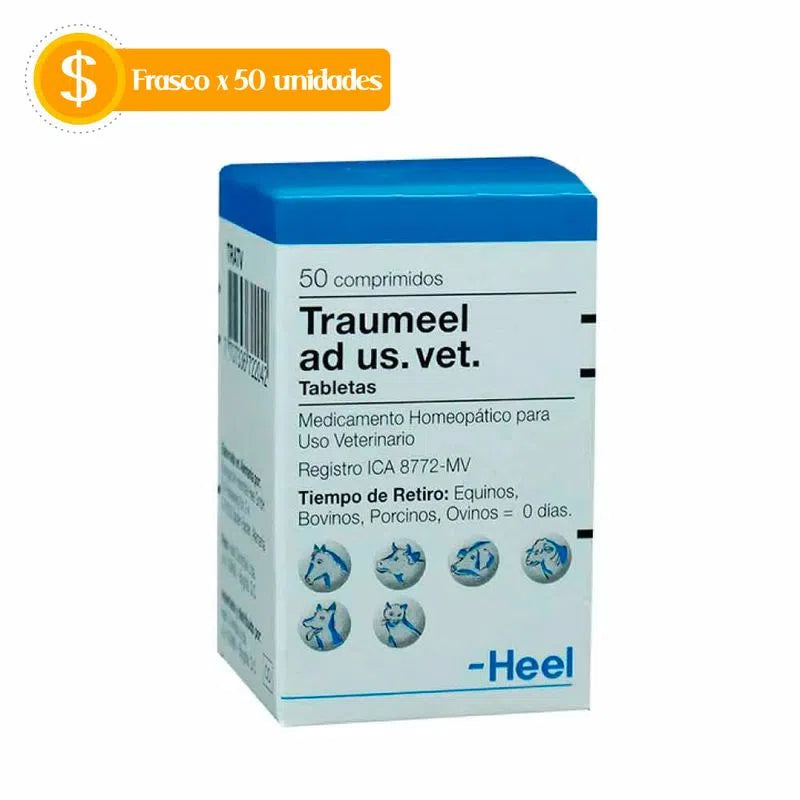 Traumeel Vet Frasco x 50 Unidades