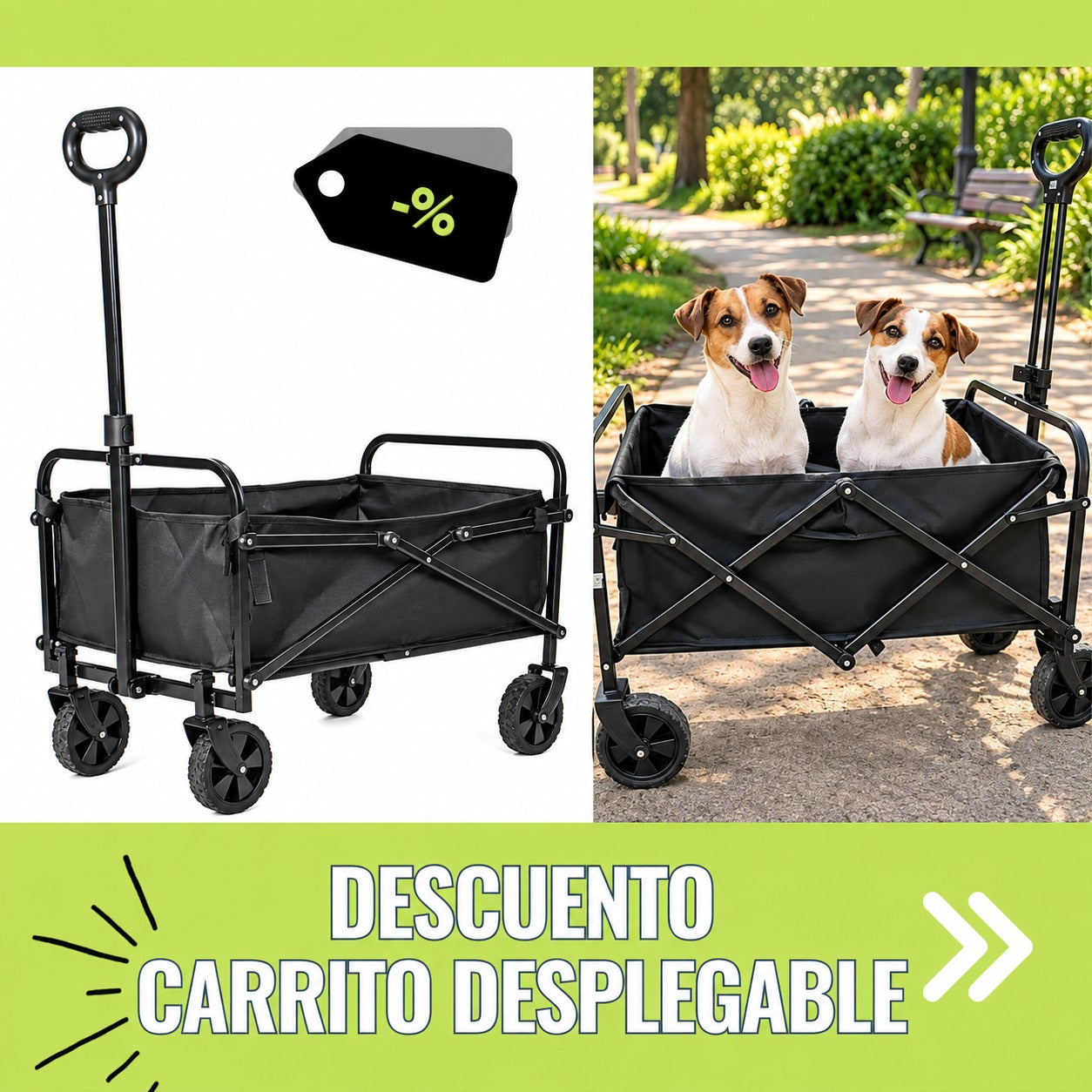carrito plegable pequeño.