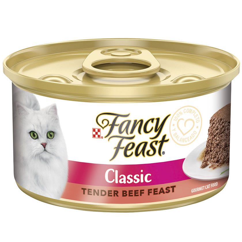 Lata Fancy Feast Mousse Pescado Y Camaron X 85 Gr